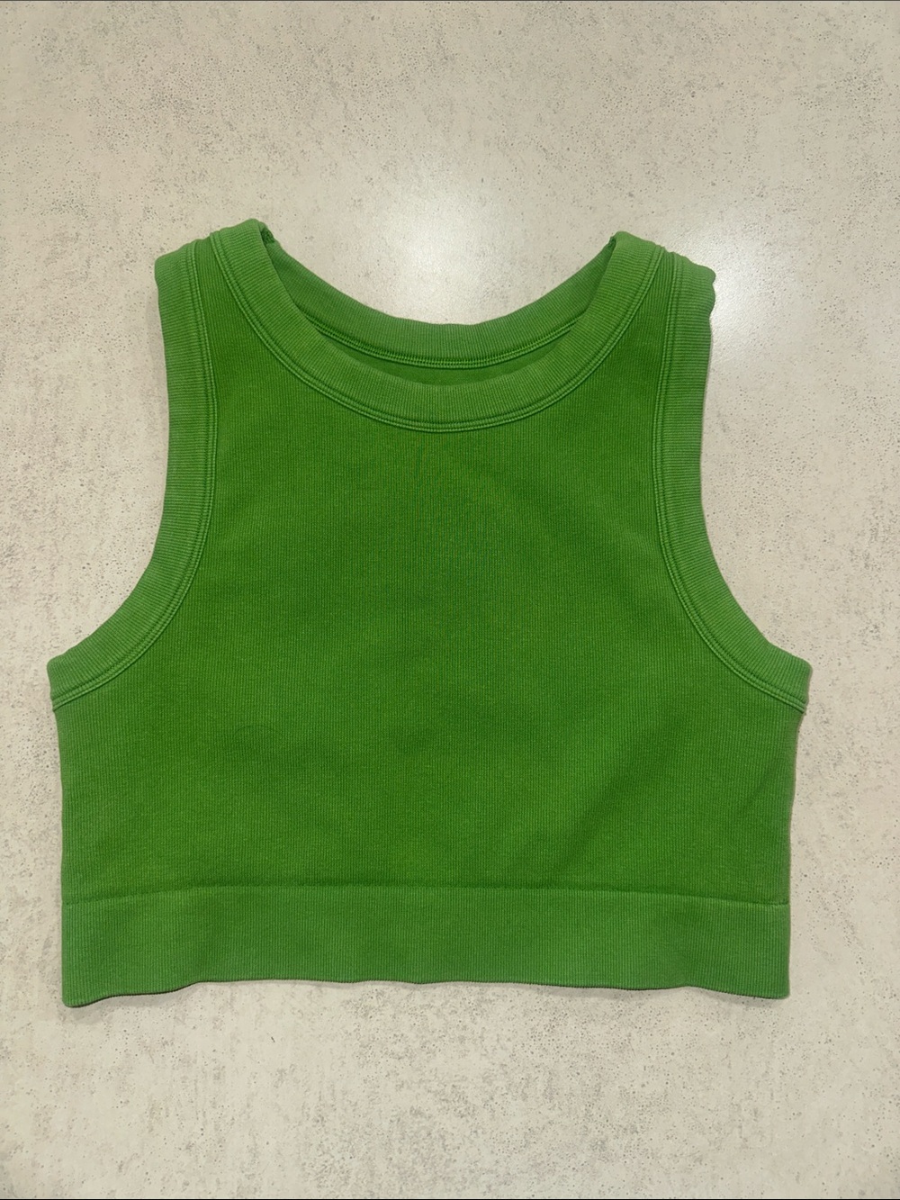 aerie Bright Green Cropped Tank